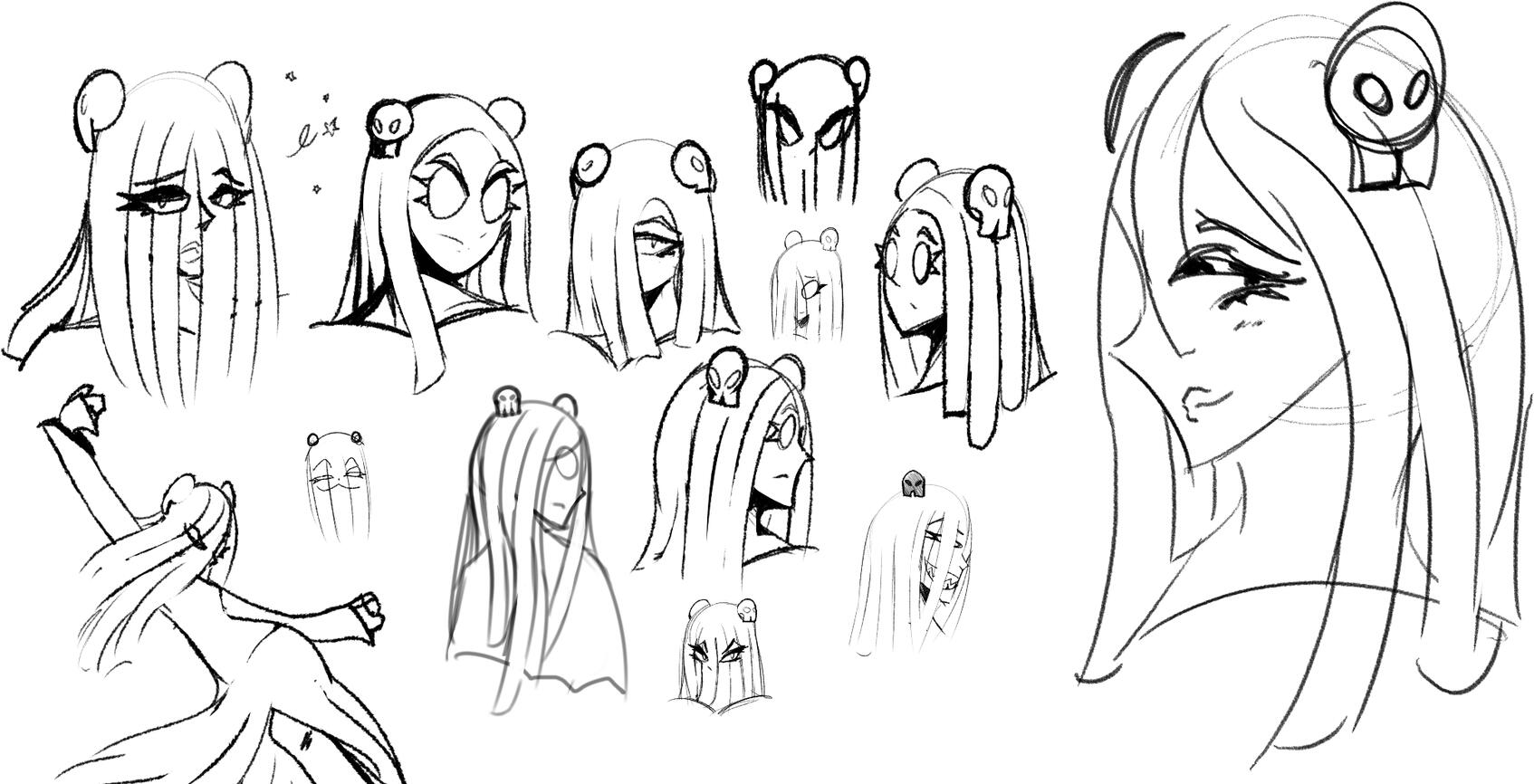 Concept art of Chloe, one of my lovely OCs.