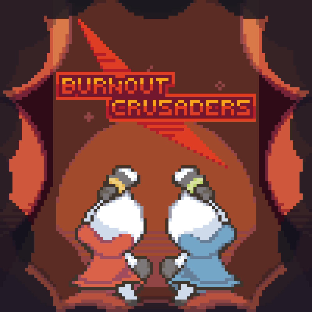 Burnout Crusaders cover art.